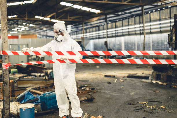 Professional Drug Lab Cleanup technician working in Lowellville, OH